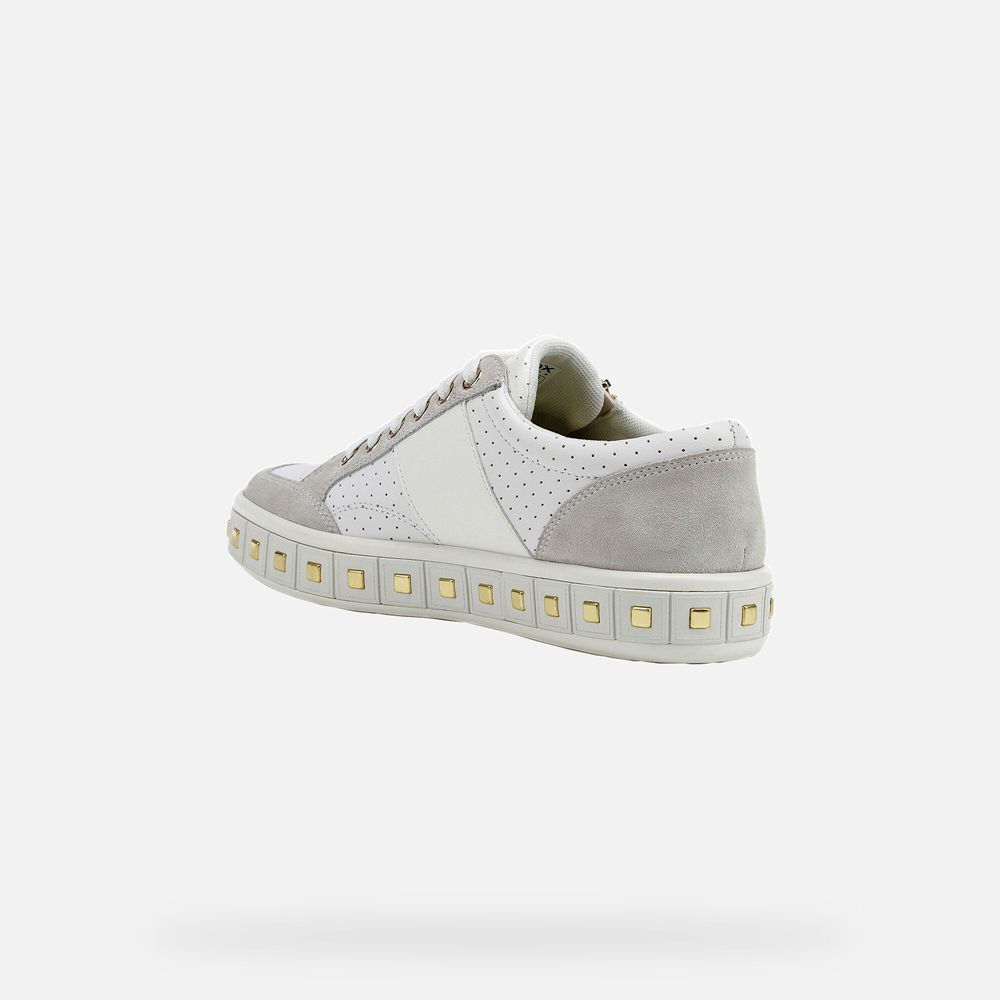 Geox Bayan Spor Ayakkabı Beyaz - Leelù - KHB-759081